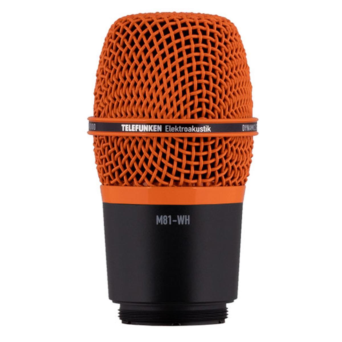 

Telefunken M81-WH Wireless Supercardioid Universal Dynamic Mic Capsule, Orange