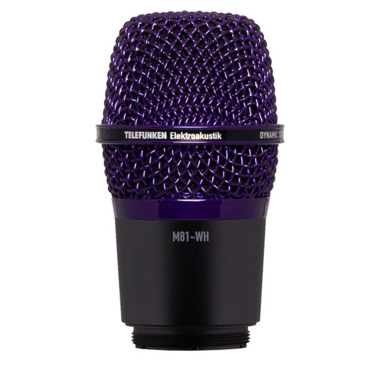 

Telefunken M81-WH Wireless Supercardioid Universal Dynamic Mic Capsule, Purple
