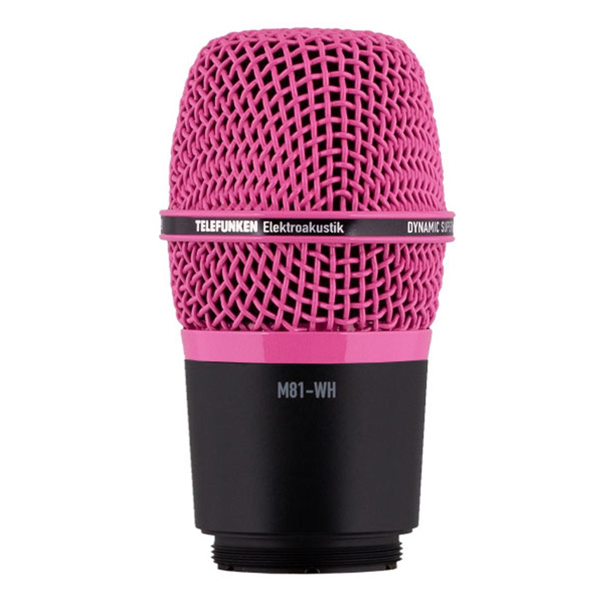 

Telefunken M81-WH Wireless Supercardioid Universal Dynamic Mic Capsule, Pink