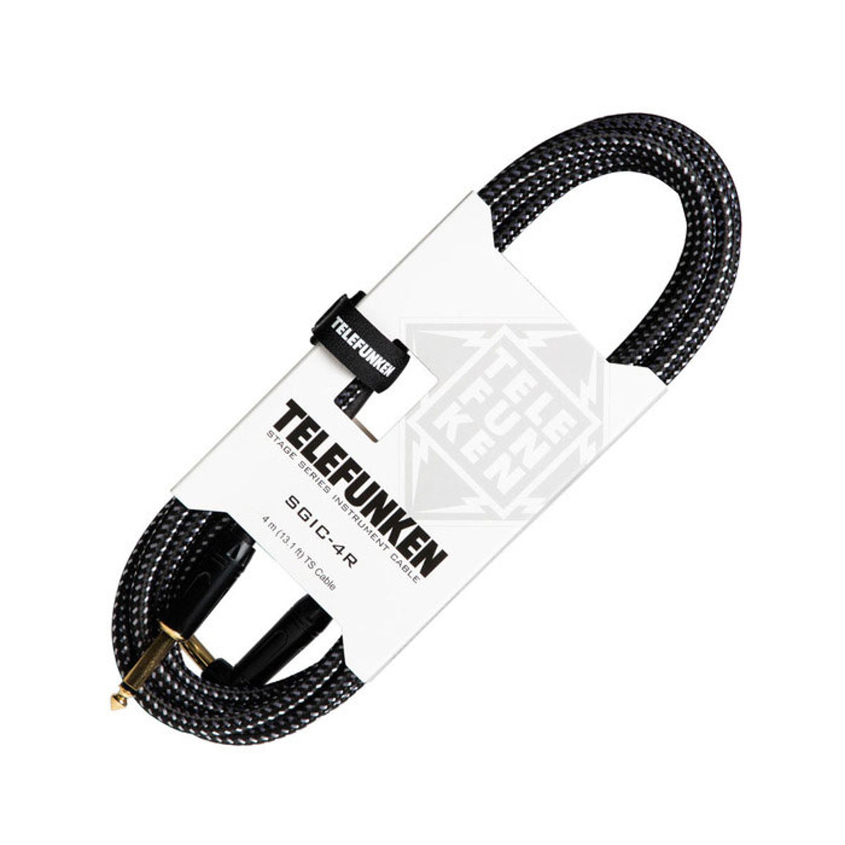 

Telefunken 4m (13.1') Instrument Cable, 1/4" Straight and Right Angle Connector