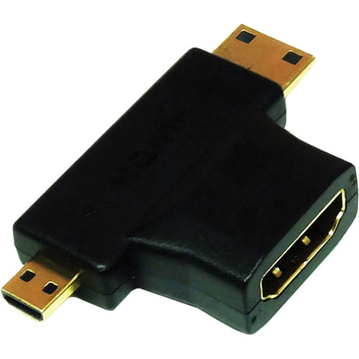 

Tera Grand HDMI Female to Mini-HDMI Male and Micro-HDMI Male 2-in-1 T Adapter