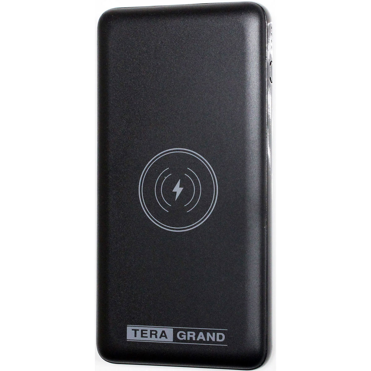 

Tera Grand 10000mAh Triple Input & Output Fast Charge Wireless Power Bank, Black