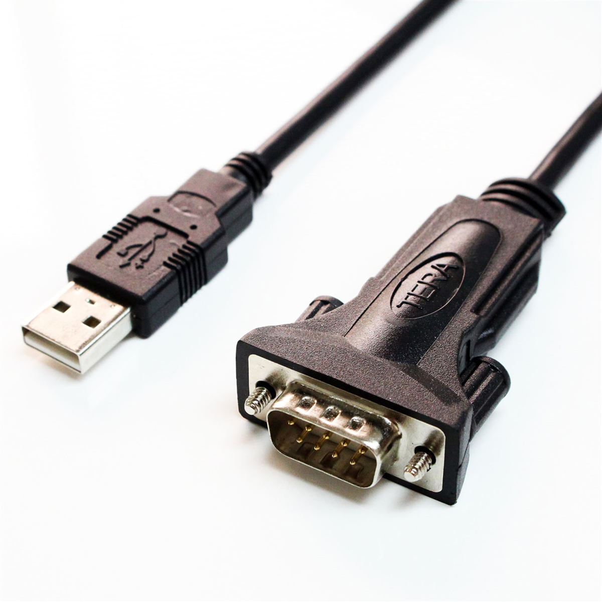 

Tera Grand 6' Premium USB 2.0 - RS232 Serial DB9 Adapter Cable, Male Thumbscrews