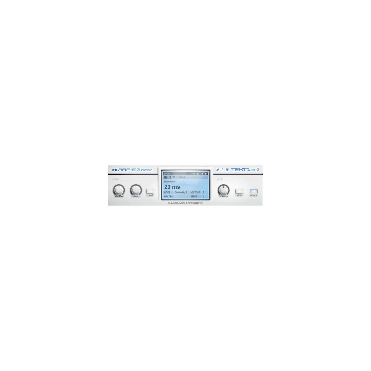 Image of Tek'it Audio Arp-EG Classic 6-Mode MIDI Arpeggiator Software Plug-In