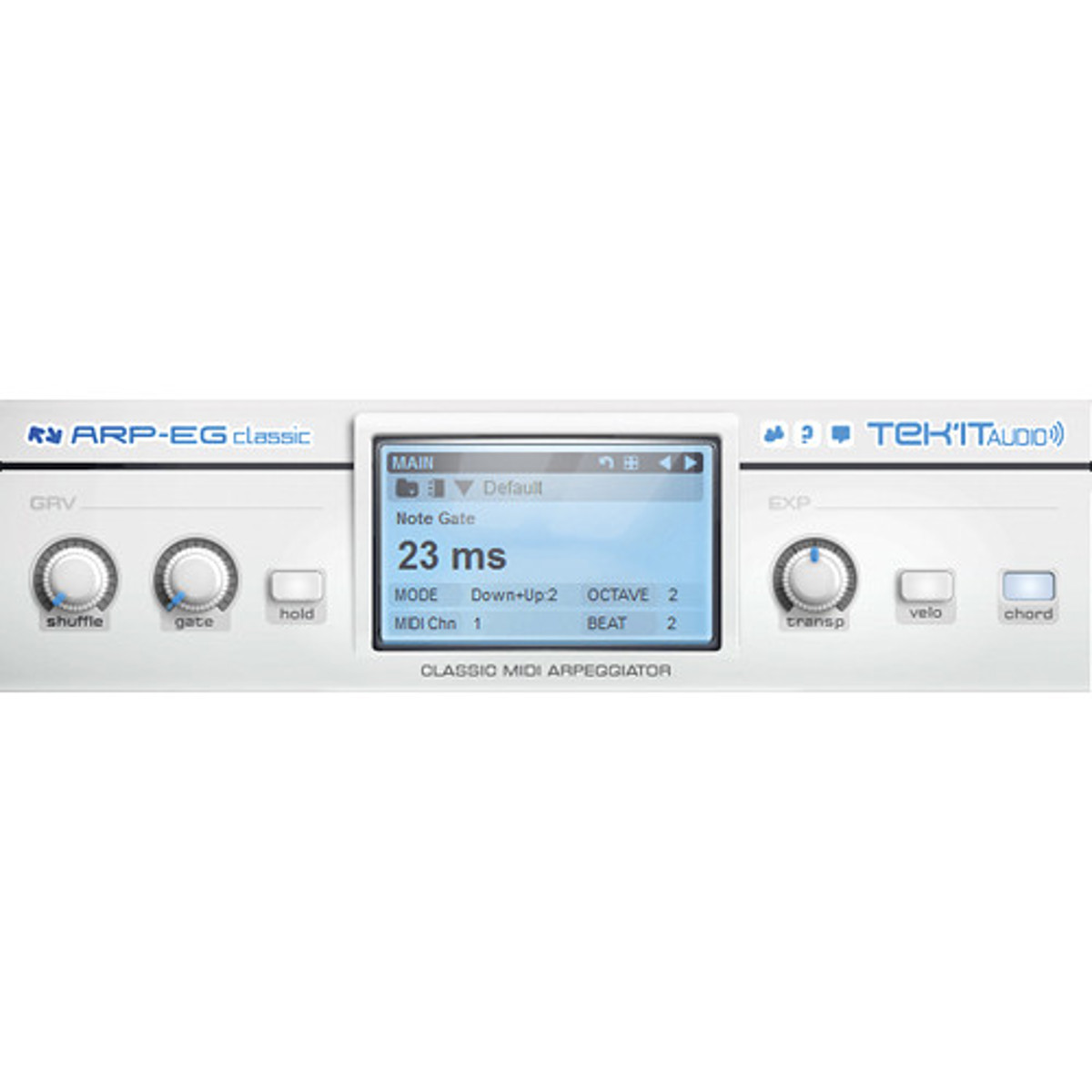 

Tek'it Audio Arp-EG Classic 6-Mode MIDI Arpeggiator Software Plug-In, Download