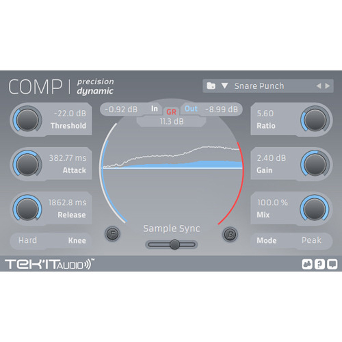 

Tek'it Audio Comp Modern Compressor Software Plug-In, Download