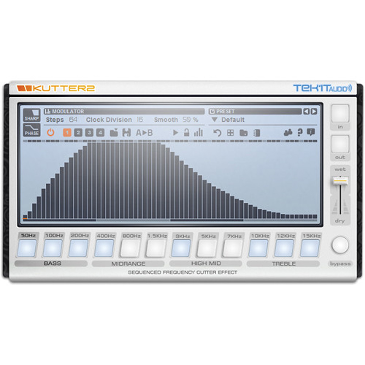 

Tek'it Audio Kutter 2 Frequency Cutter Sequencer Software Plug-In, Download