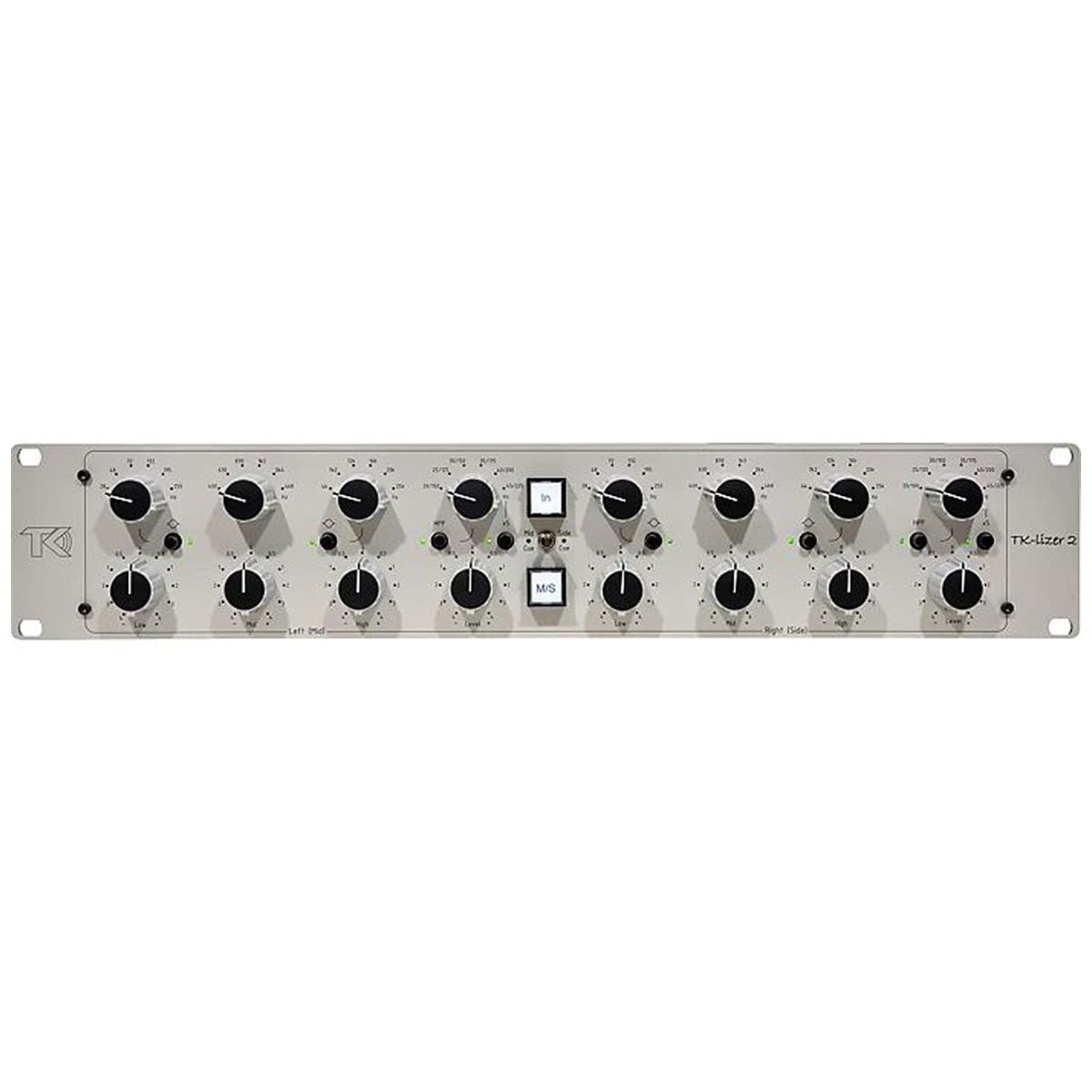 Image of TK Audio Mastering EQ with M/S Function Sleek Brushed Anodized Front Panel