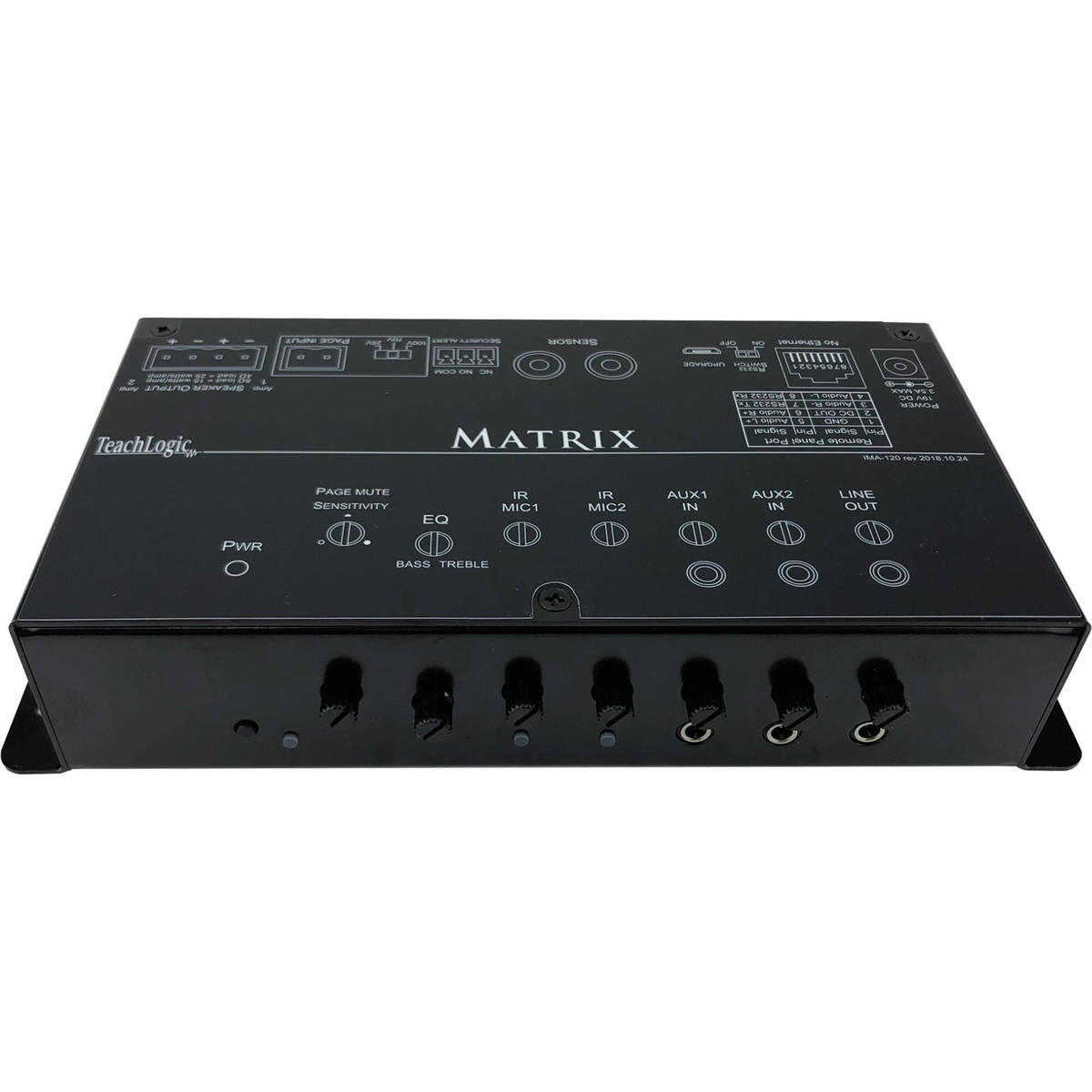 

TeachLogic IRP-1120 System, Matrix Rx, 4x Ceiling-Mount Speakers, CPS-120 Panel