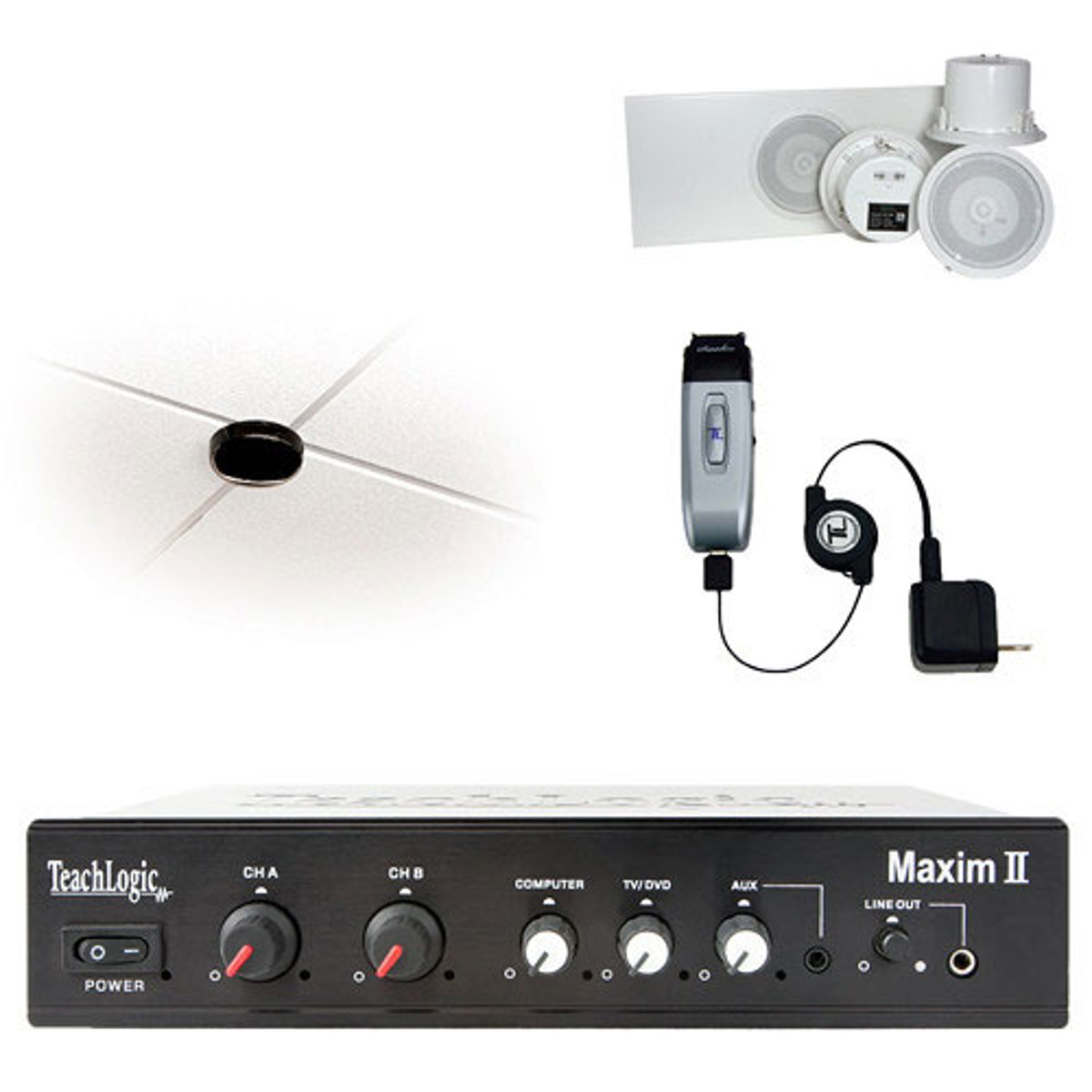 

TeachLogic VoiceLink IV System with 4 Handheld Microphones