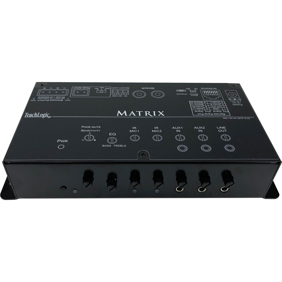 

TeachLogic IRP-1655R System, Matrix Receiver, 4x Lay-In Speakers, CPR-125 Panel