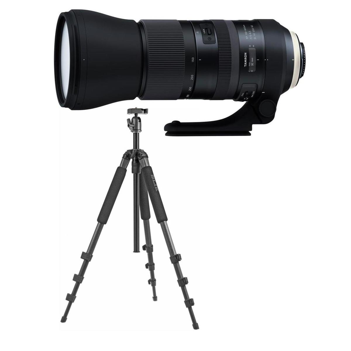 

Tamron SP 150-600mm f/5-6.3 Di VC USD G2 Lens for Canon EF with Tripod Kit