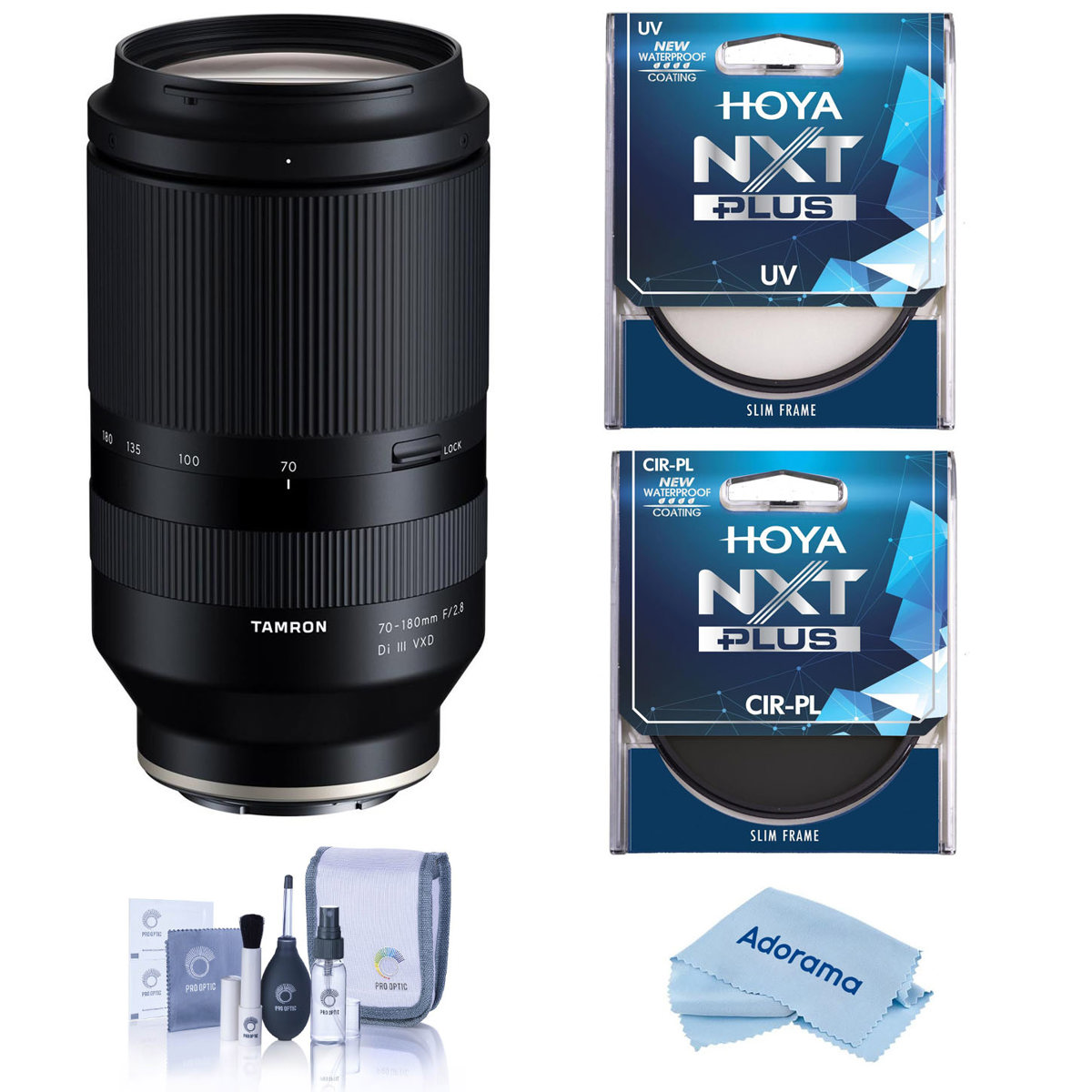 

Tamron 70-180mm f/2.8 Di III VXD Lens for Sony E Bundle w/67mm UV+CPL Filter Kit