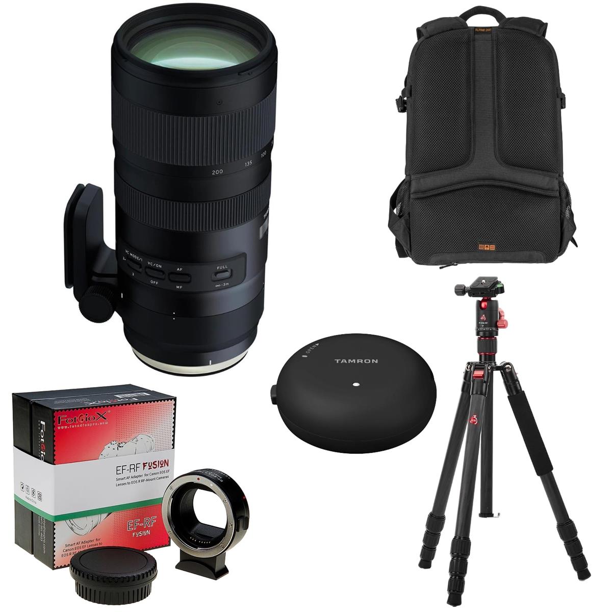 Tamron SP 70-200mm f/2.8 Di VC USD G2 Lens for Canon EF, with Accessories Kit -  AFA025C-700-AK