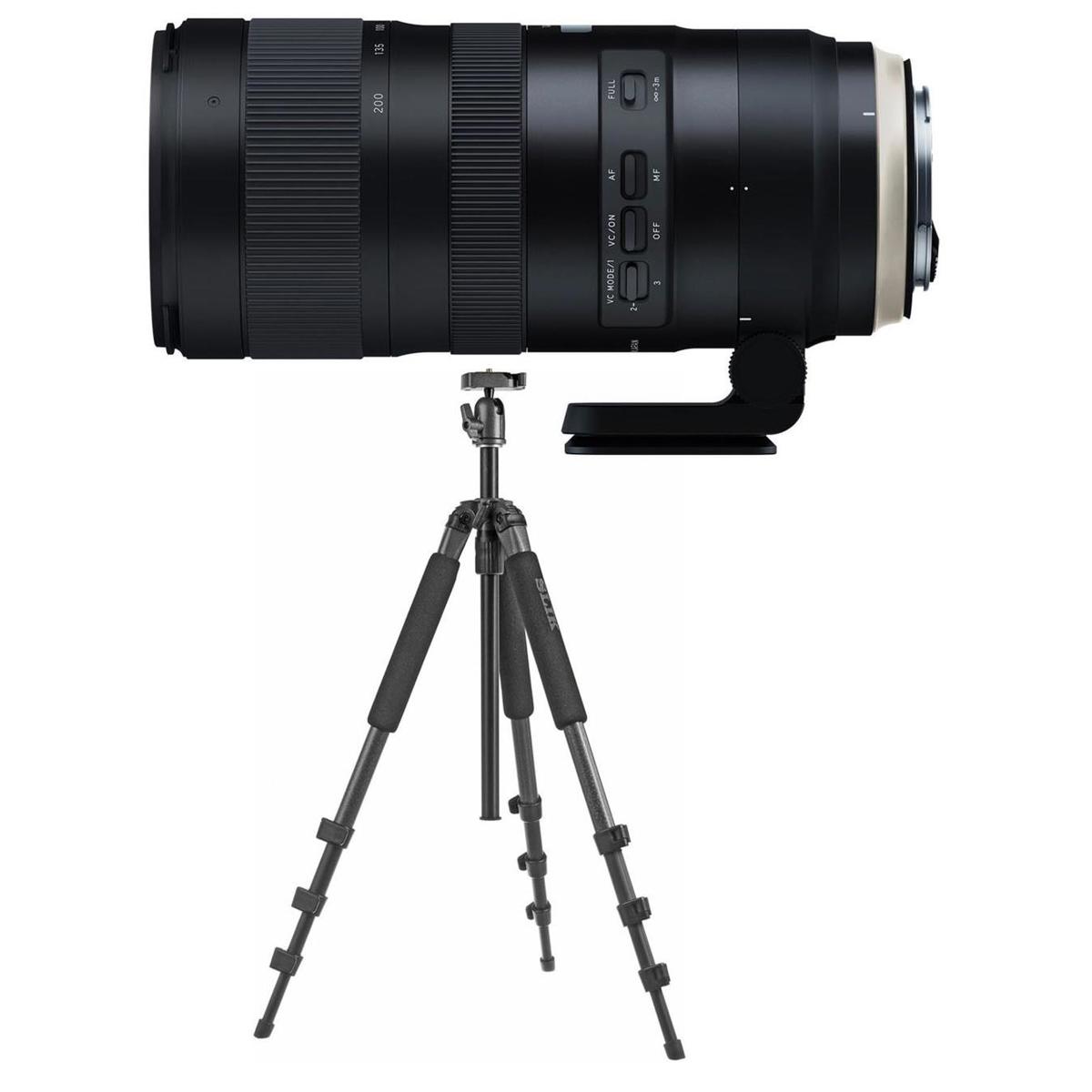 

Tamron SP 70-200mm f/2.8 Di VC USD G2 Lens for Canon EF with Tripod Kit