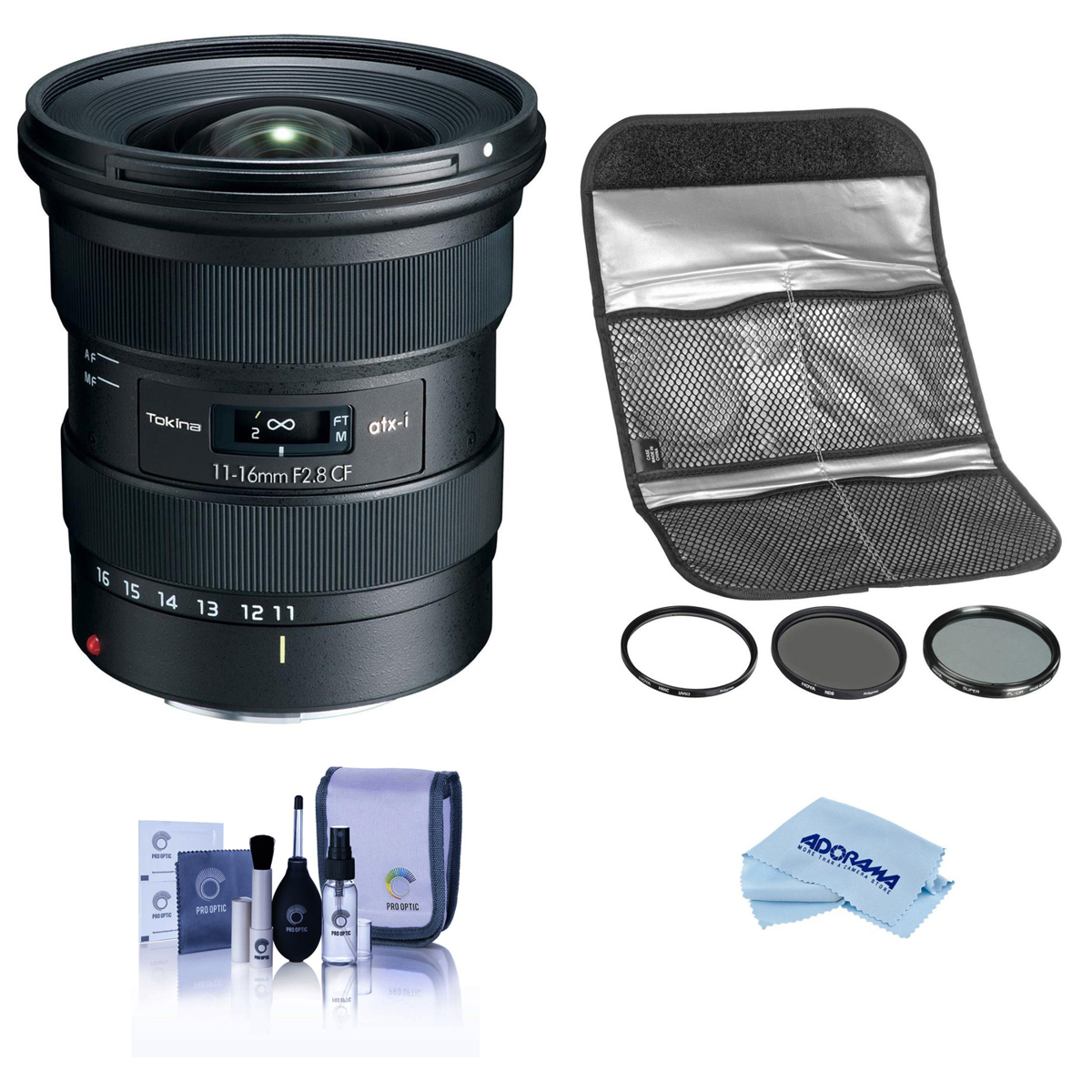 

Tokina atx-i 11-16mm CF f/2.8 Lens for Nikon F with Filter Kit