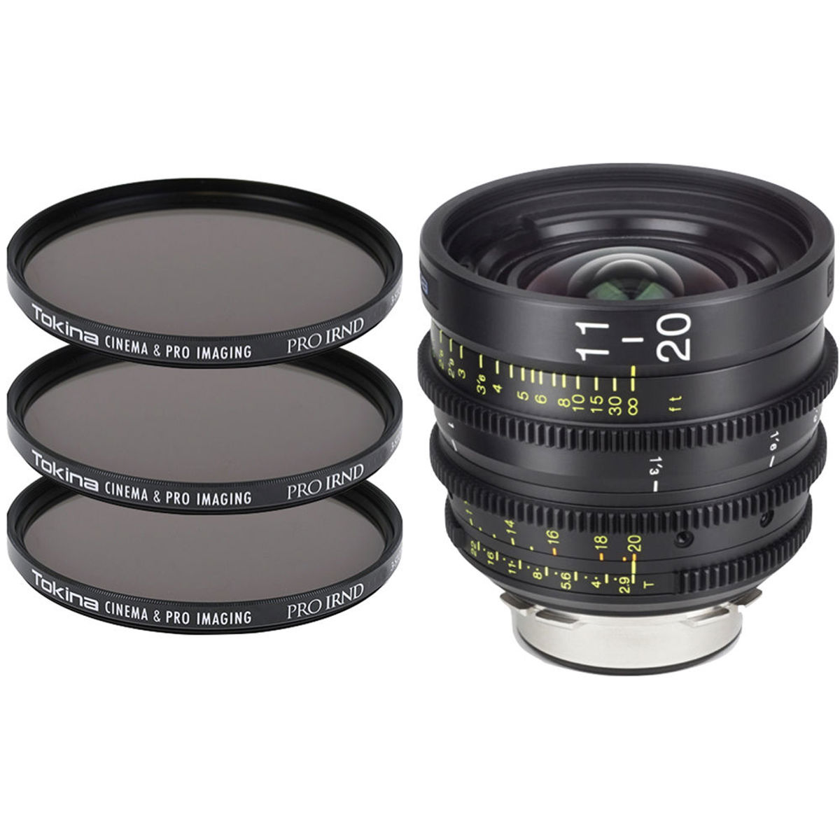 

Tokina Cinema ATX 11-20mm T2.9 Lens with 3x PRO IRND 86mm Filter Kit for Nikon F