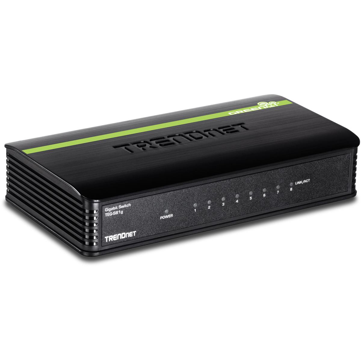 

TRENDnet 8-Port Gigabit GREENnet Switch