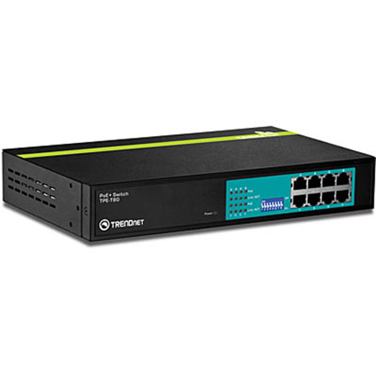

TRENDnet TPE-T80 8-Port 30 Watt 10/100Mbps PoE+ Switch