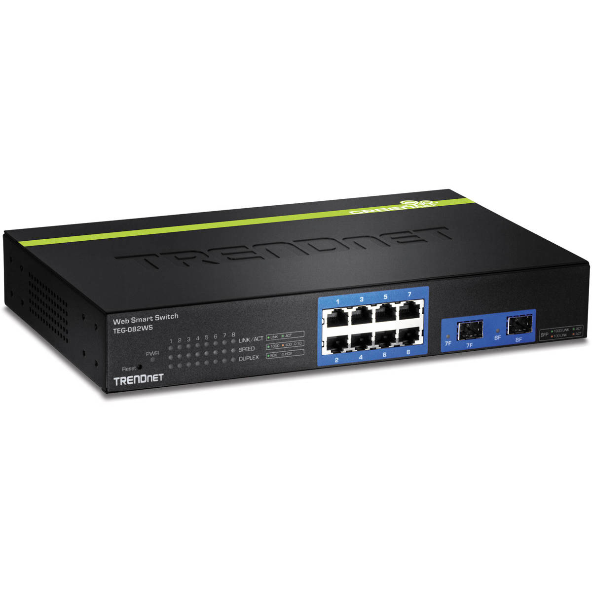 

TRENDnet TEG-082WS 8-Port Gigabit Web Smart Switch, Version v1.0R