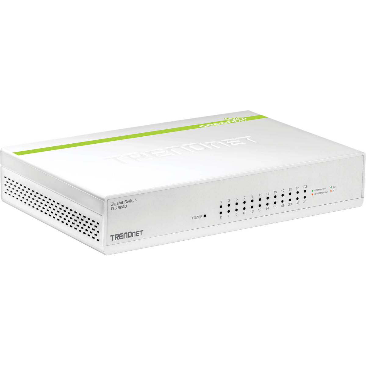 

TRENDnet TEG-S24D 24-Port Gigabit GREENnet Switch, Version v1.0R