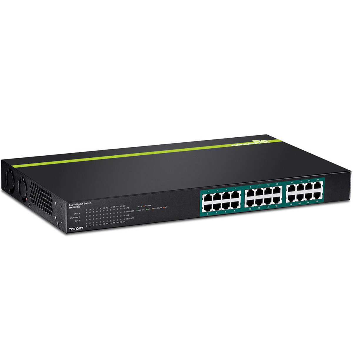 

TRENDnet TPE-TG240G 24-Port Gigabit PoE+ Switch, Version v1.0R