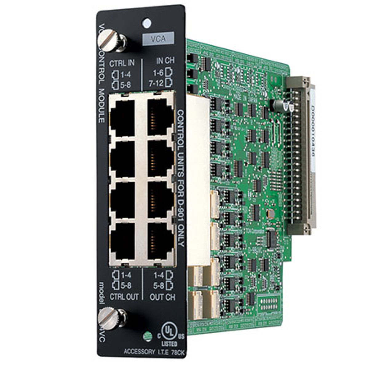 

TOA Electronics 12/8 Input/Output VCA Control Module for D-901 and D-911 Mixers
