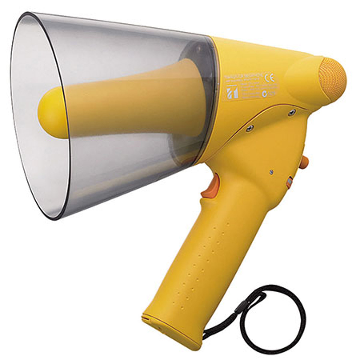 

TOA Electronics ER-1206W Splash-proof Hand Grip Megaphone with Whistle, Yellow