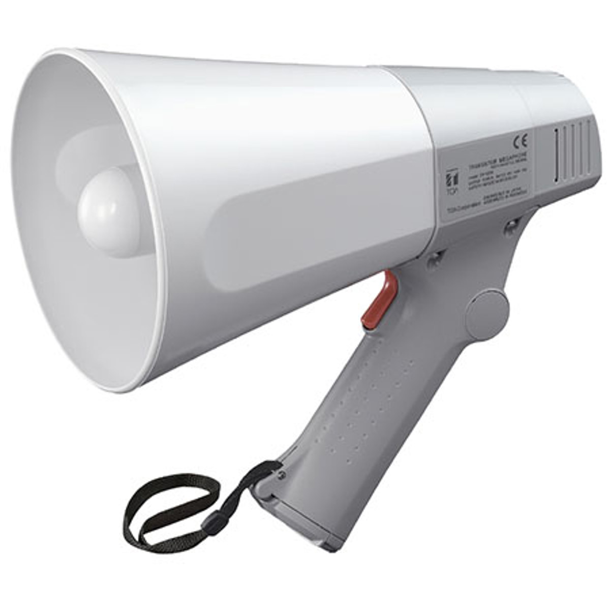 

TOA Electronics ER-520W Hand Grip Type Megaphone with Whistle, 6W Output, Gray