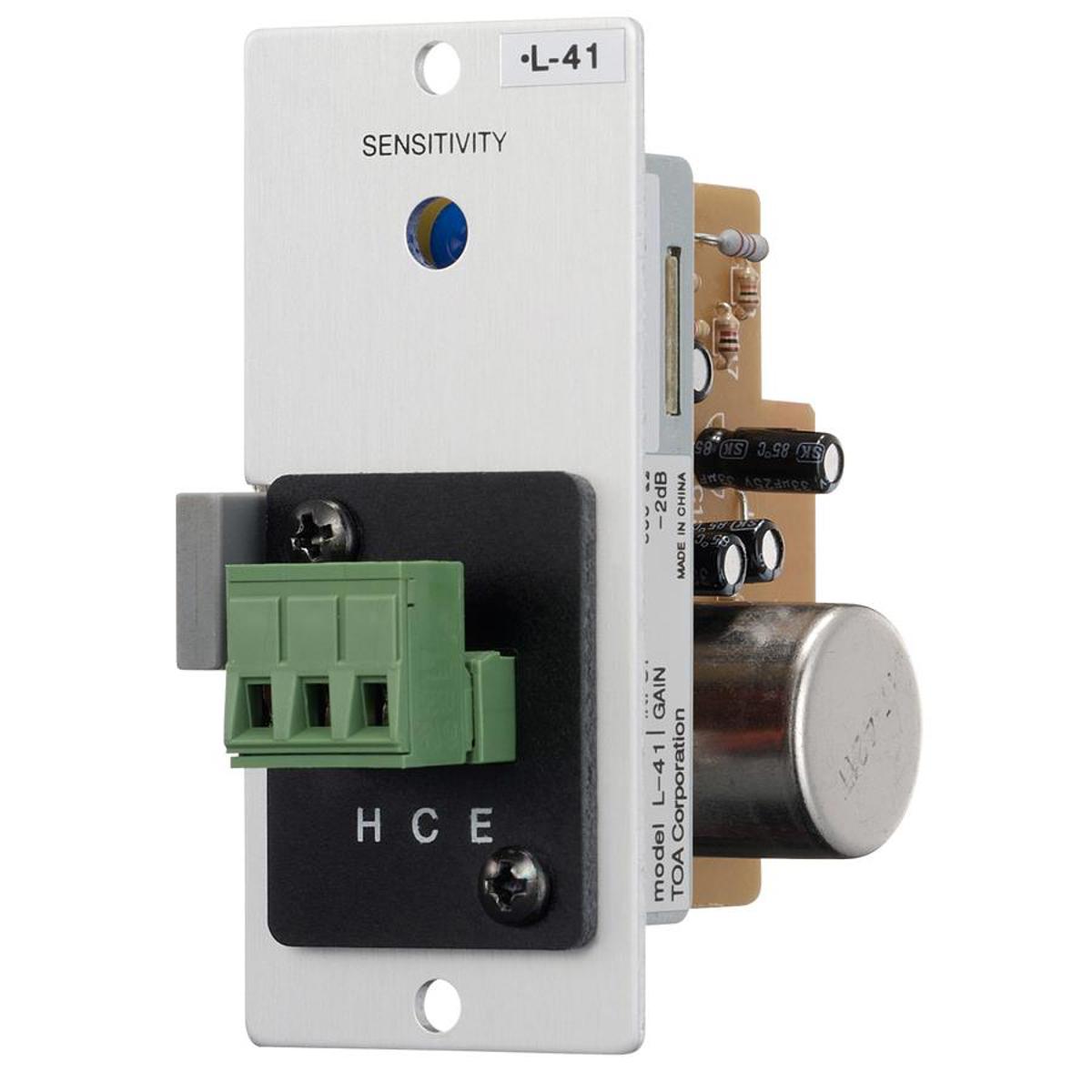 

TOA Electronics L-41S Line Matching Input Module with Mute-Send