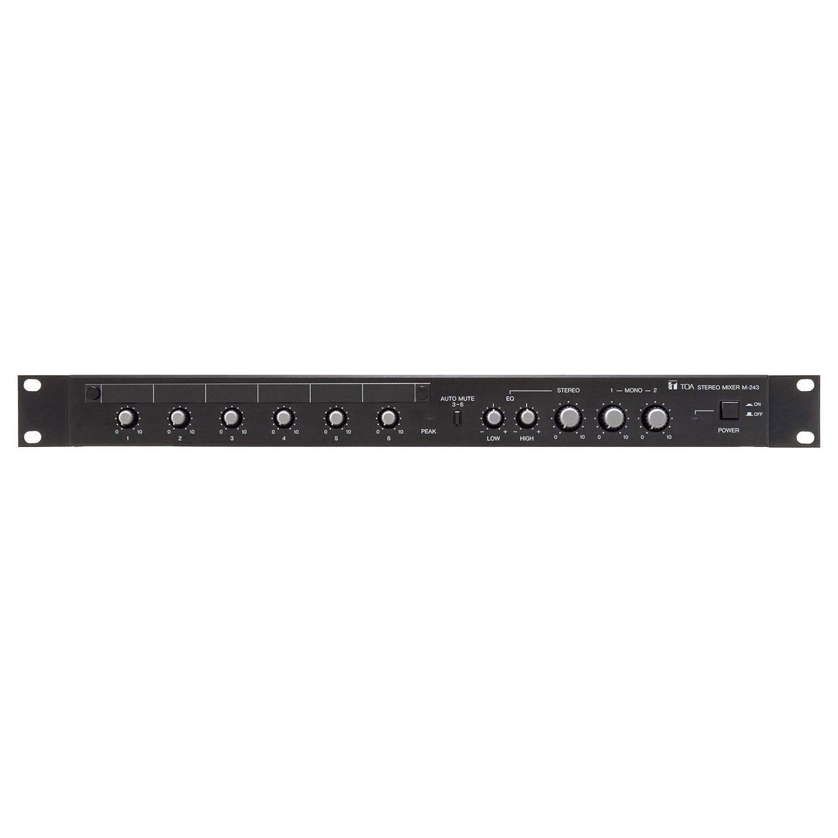 

TOA Electronics Rack-Mountable 6 Channel Stereo Mixer