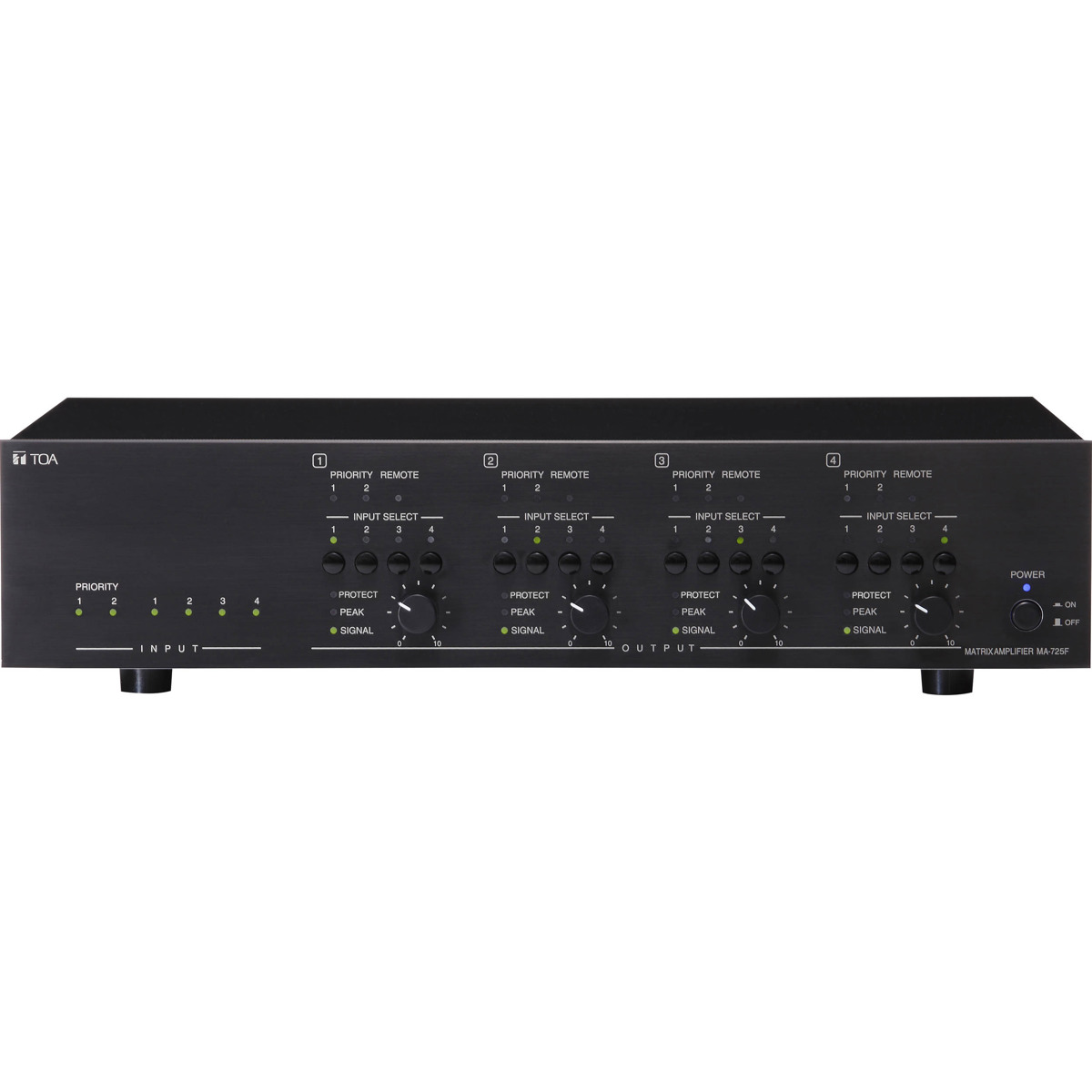 

TOA Electronics MA-725F 250W 4-Channel Matrix Mixer Amplifier