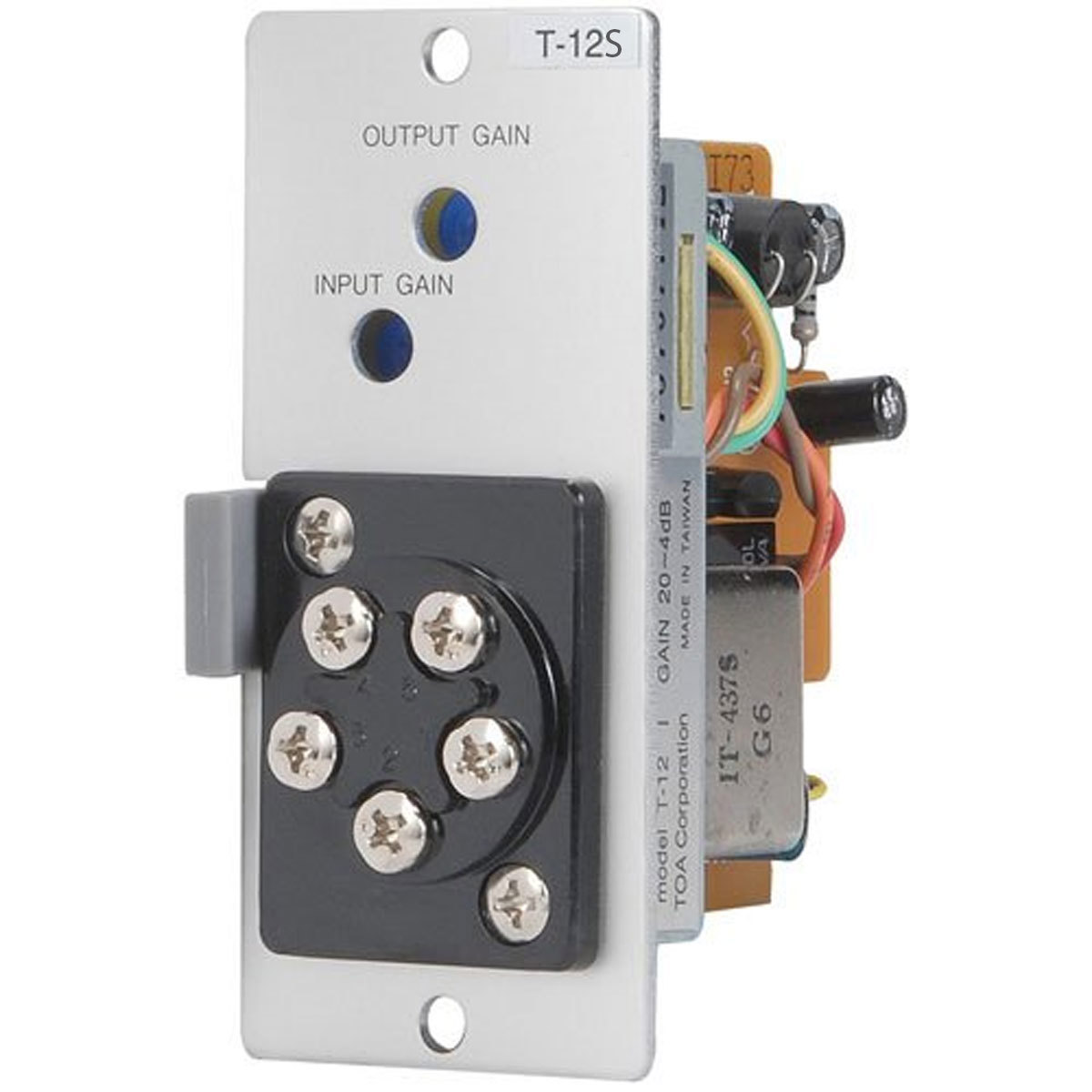 

TOA Electronics Line Input/Output Module with Mute-Receive/Music-On-Hold