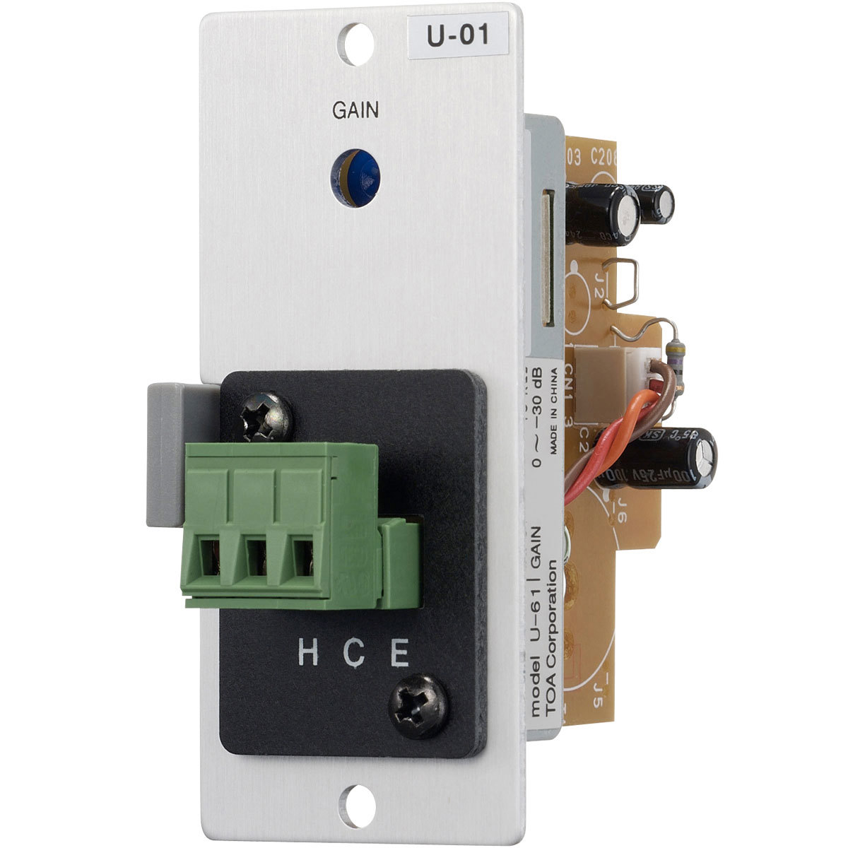 

TOA Electronics 900 Unbalanced Line Input Module with Removable Terminal Block