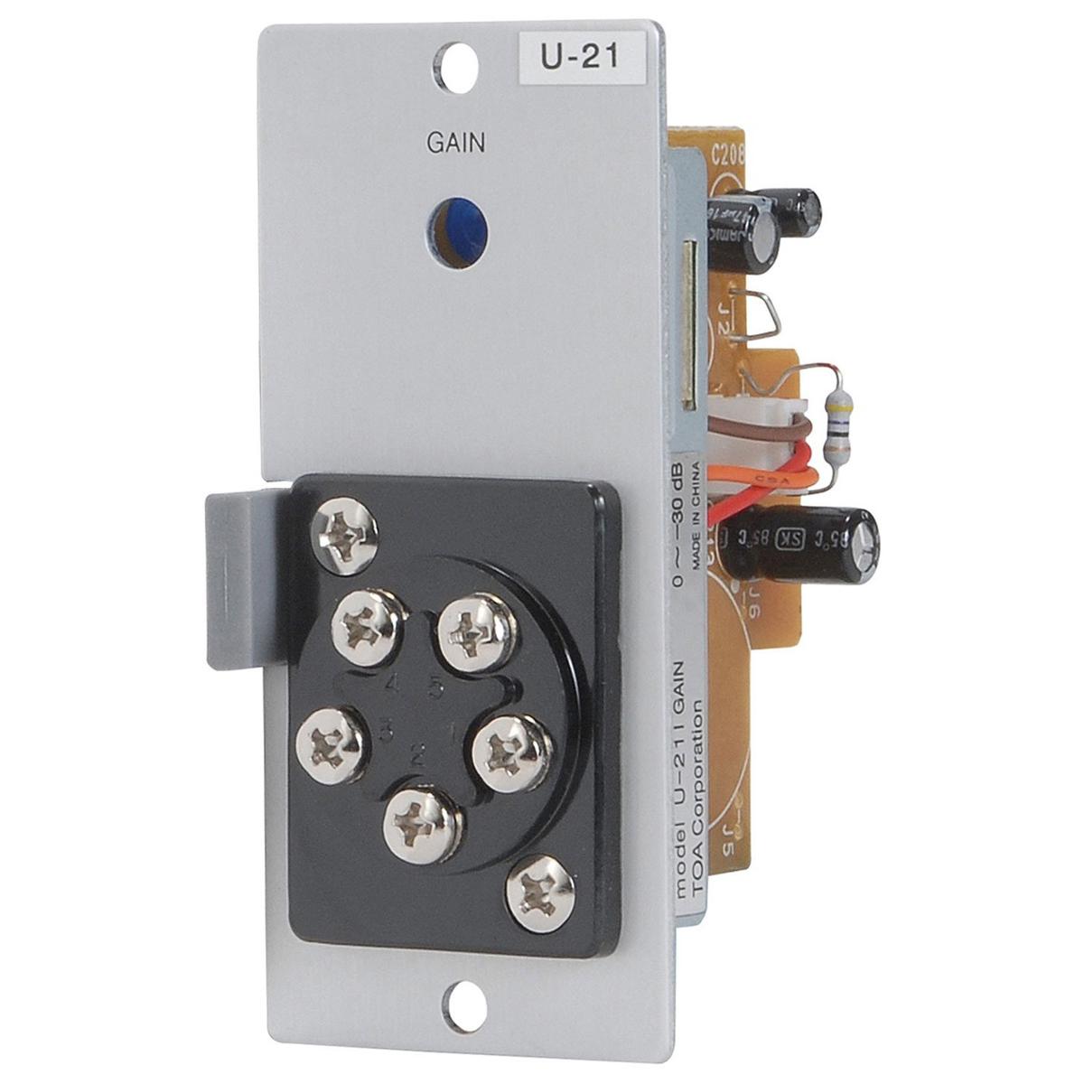 

TOA Electronics 900 Unbalanced Line Input Module with RVC and Screw Terminal
