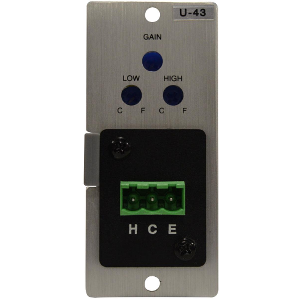 Image of TOA Electronics Unbalanced Line Input AUX Module with Mute-Send &amp; RTB