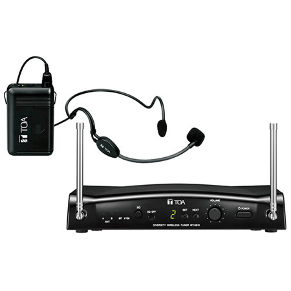 

TOA Electronics WS-5325H Wireless Headset Mic System, H01 576-606MHz Frequency