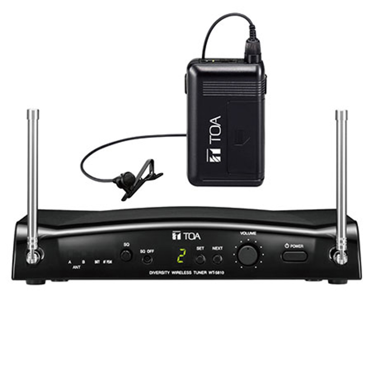 

TOA Electronics WS-5325U Wireless Headset Mic System, H01 576-606MHz Frequency