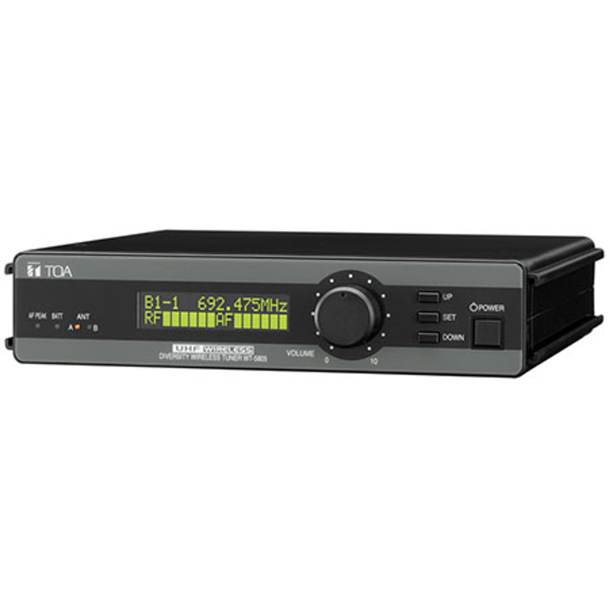 

TOA Electronics WT-5805 Wireless Space Diversity Tuner, H01:576-606MHz Frequency