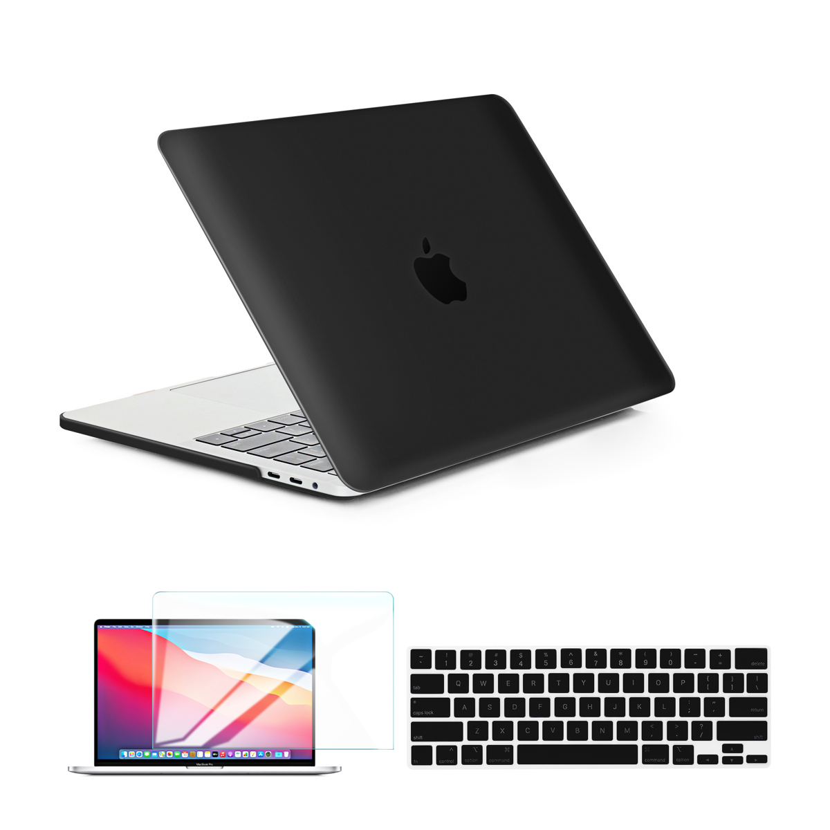 Жесткий чехол Techprotectus для Apple MacBook Air 13 дюймов, матовый черный