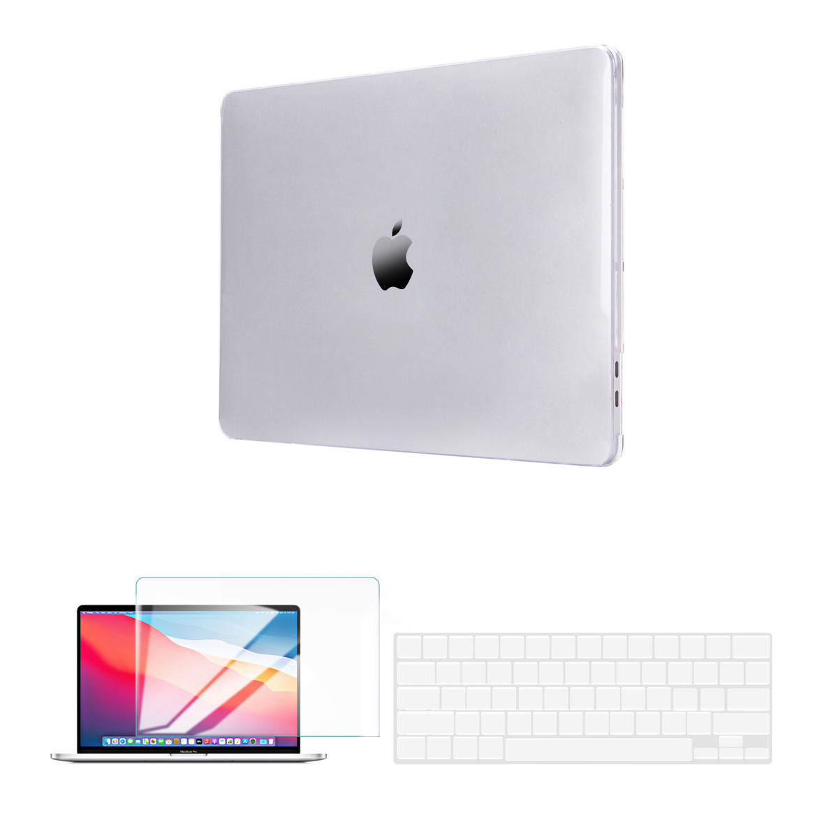 Жесткий чехол Techprotectus для Apple MacBook Pro 13, кристально чистый