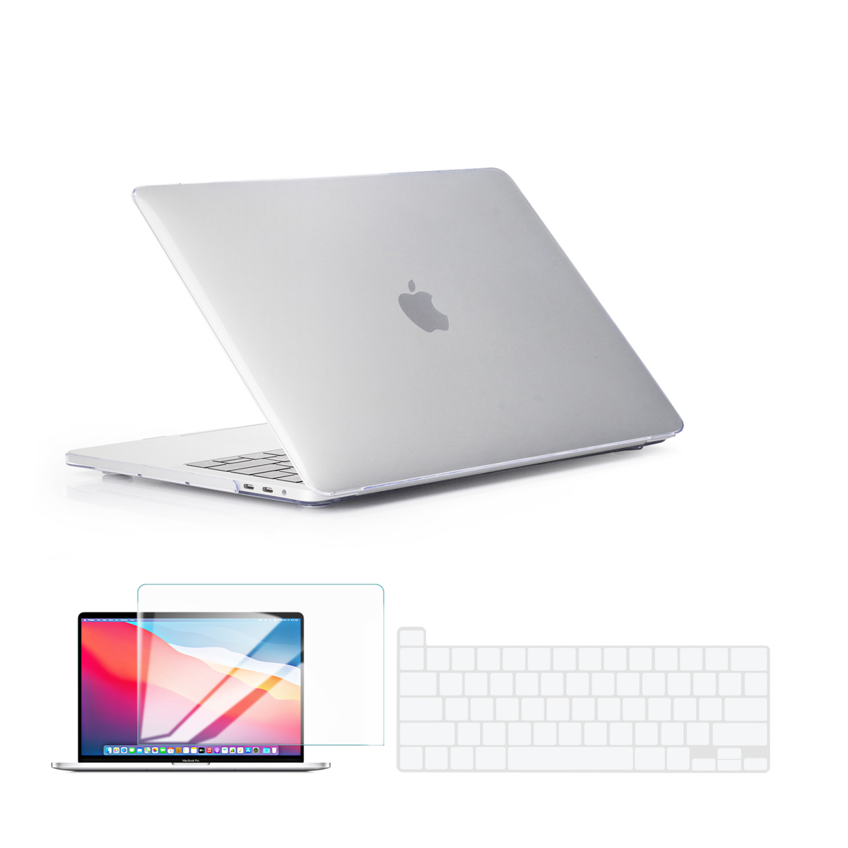 Твердый чехол TechProtectus Colorlife для Apple MacBook Pro 16 дюймов, кристально чистый