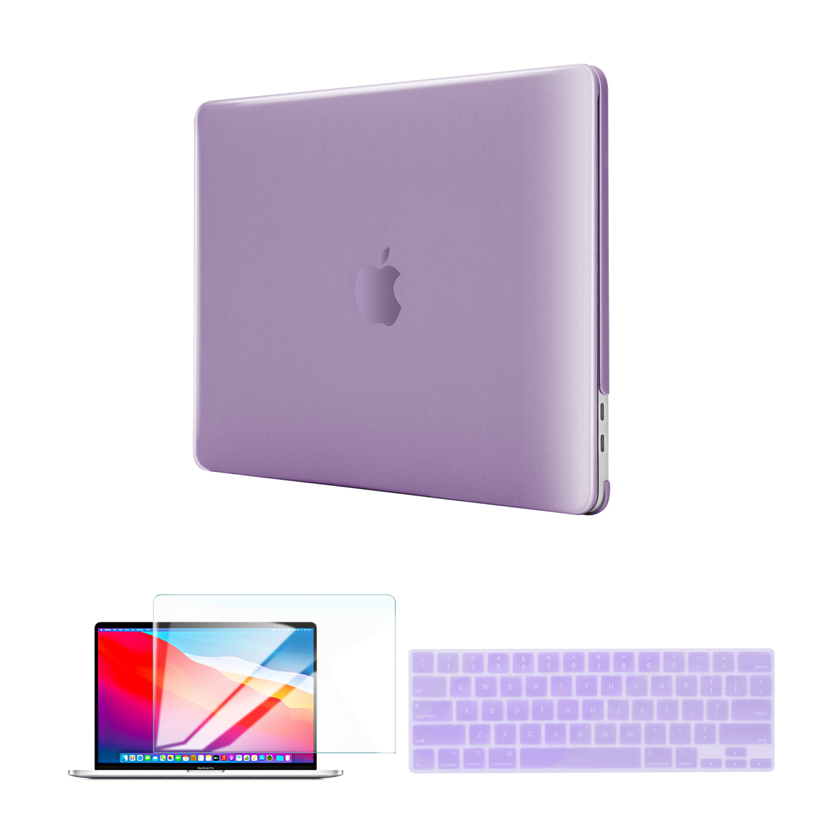 Твердый чехол Techprotectus для Apple 13 MacBook Pro, лавандовый, #RTPLPKMP13M1