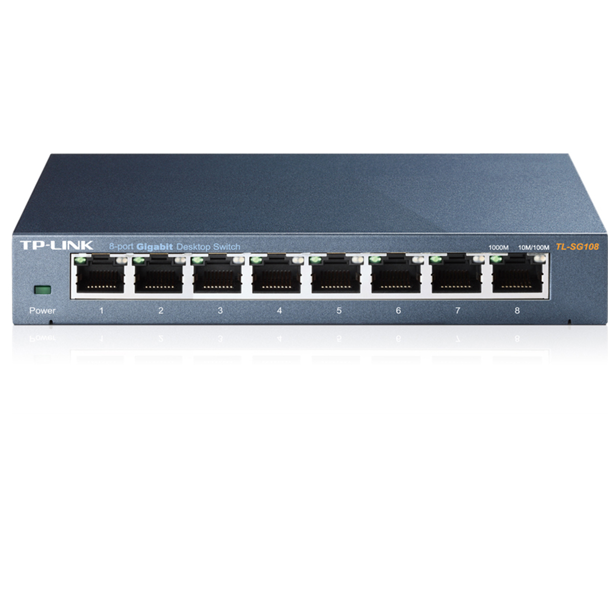 

TP-Link TL-SG108 8-Port 10/100/1000Mbps Gigabit Desktop Switch