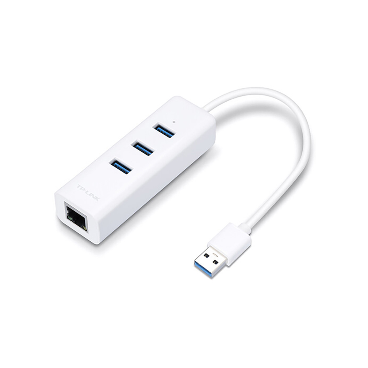 Image of TP-Link UE330 3-Port USB 3.0 Type-A Hub with Gigabit Ethernet Adapter