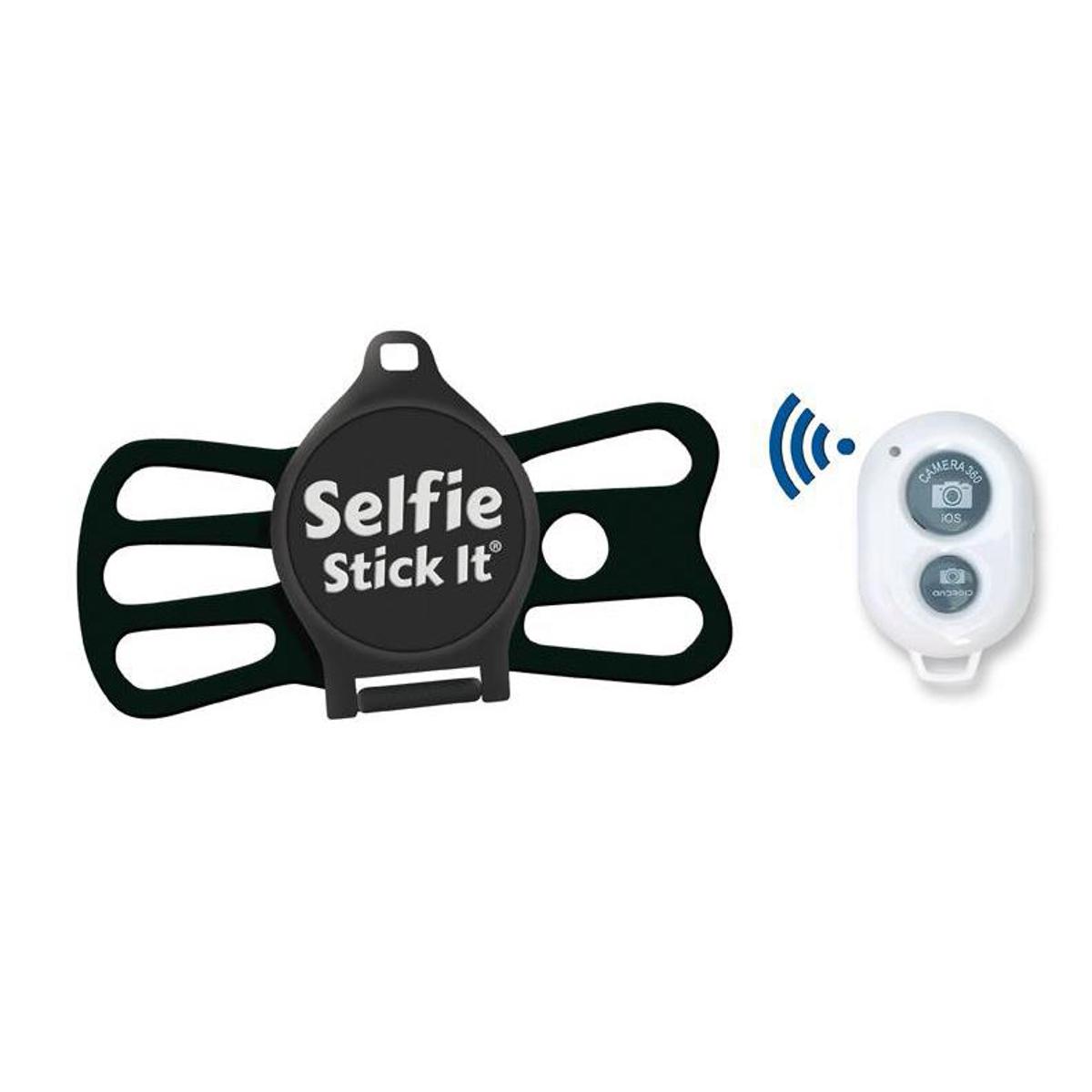 

Quik Pod Selfie Stick-It with Remote Control, Black Body/Black Silicone