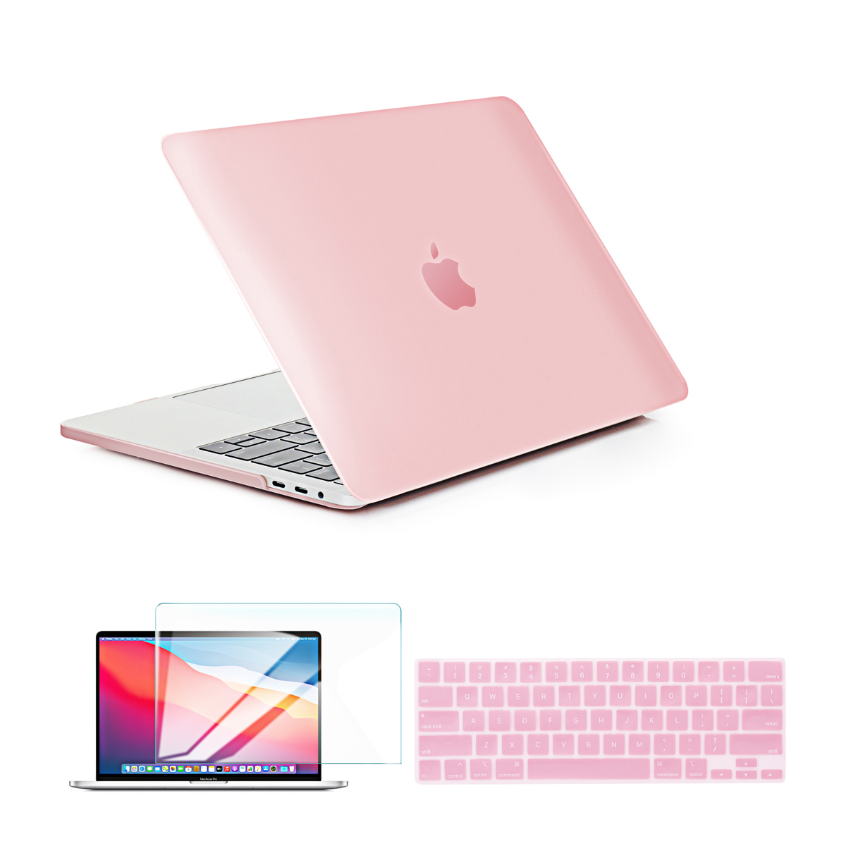 Жесткий чехол Techprotectus для Apple MacBook Air 13 дюймов, розовый кварц