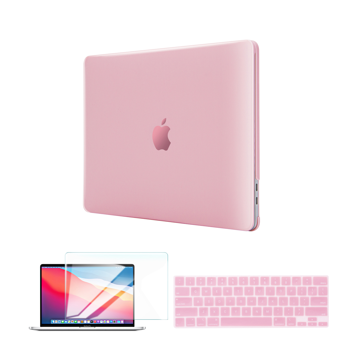 Жесткий чехол Techprotectus для Apple MacBook Pro 13 дюймов, розовый кварц