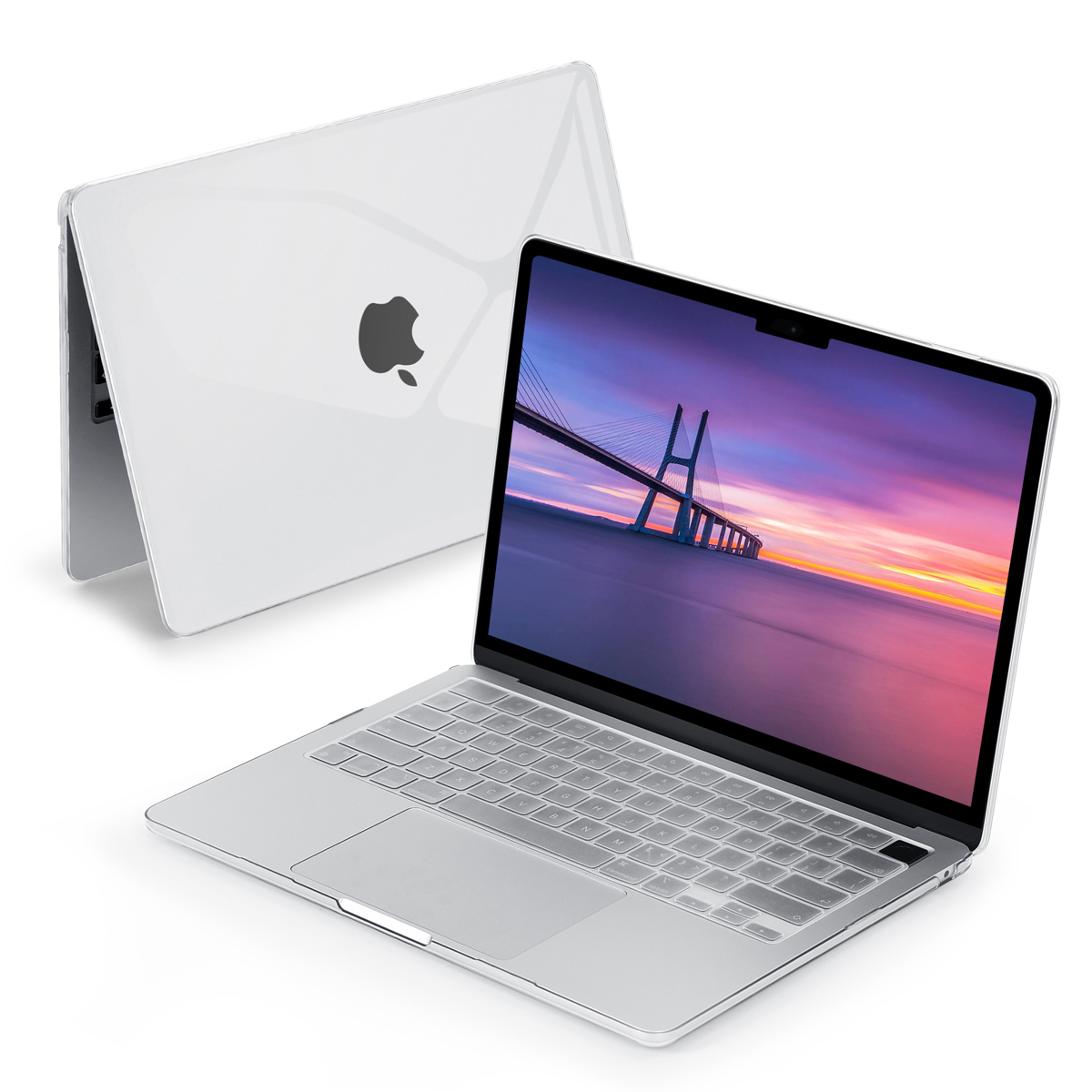 

Techprotectus Colorlife Hardshell Case for Apple 13" MacBook Air w/M2 2022,Clear