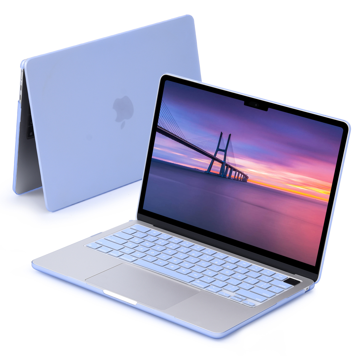 Твердый чехол Techprotectus Colorlife для Apple 13-дюймовый MacBook Air с M2, 2022 г., синий